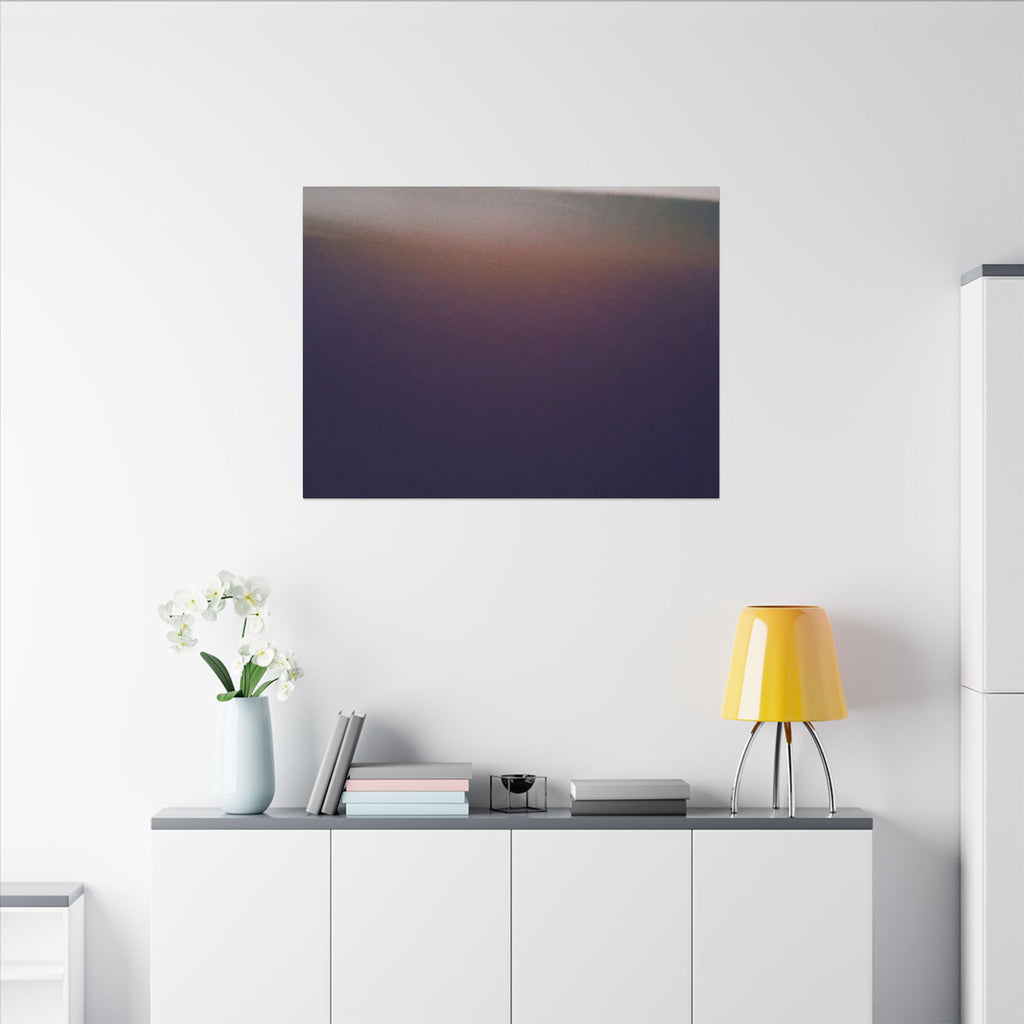 'Lakenight Myst' Matte Canvas, Stretched, 0.75" (Print On Sides)