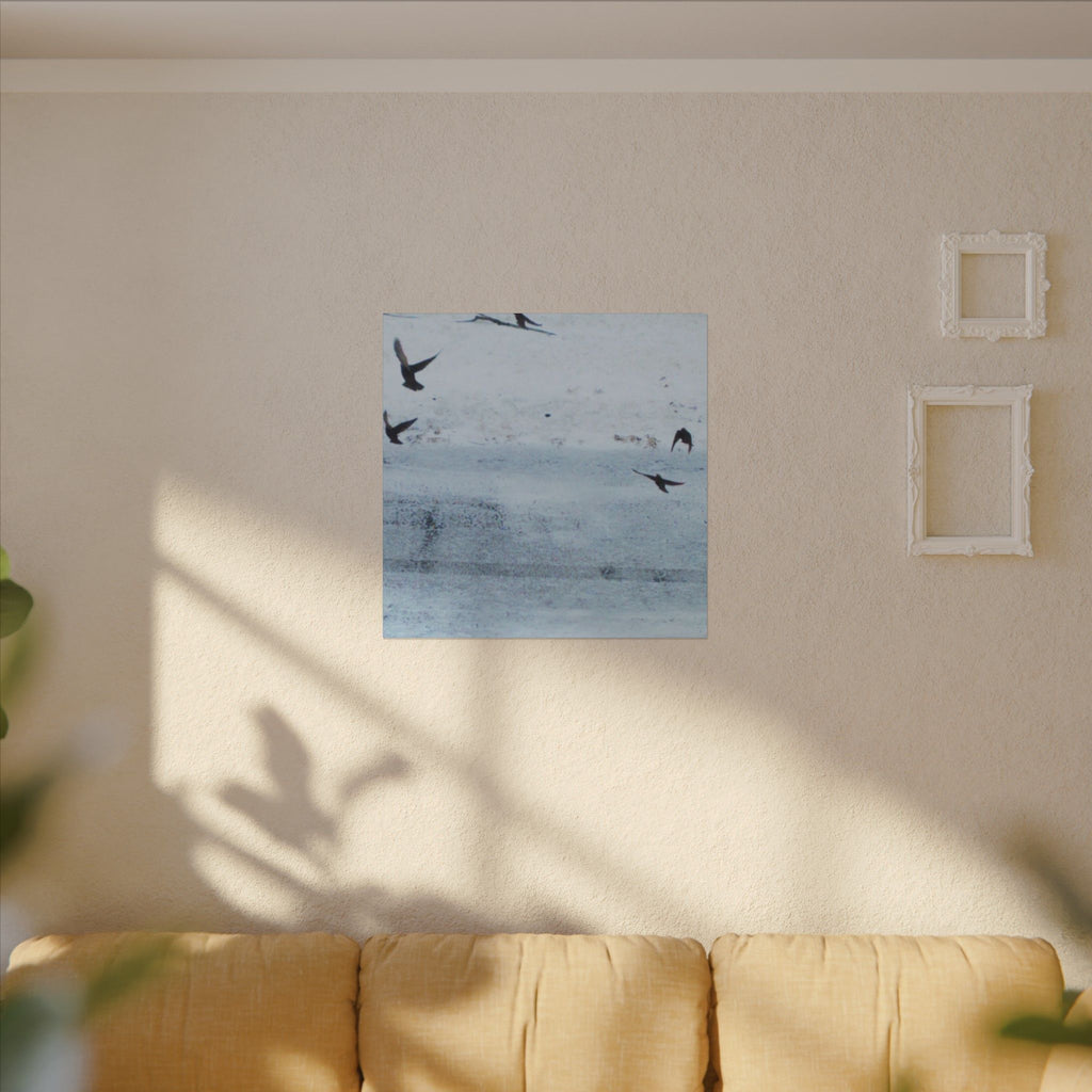 'Birds' Matte Canvas, Stretched, 0.75" (Print On Sides)