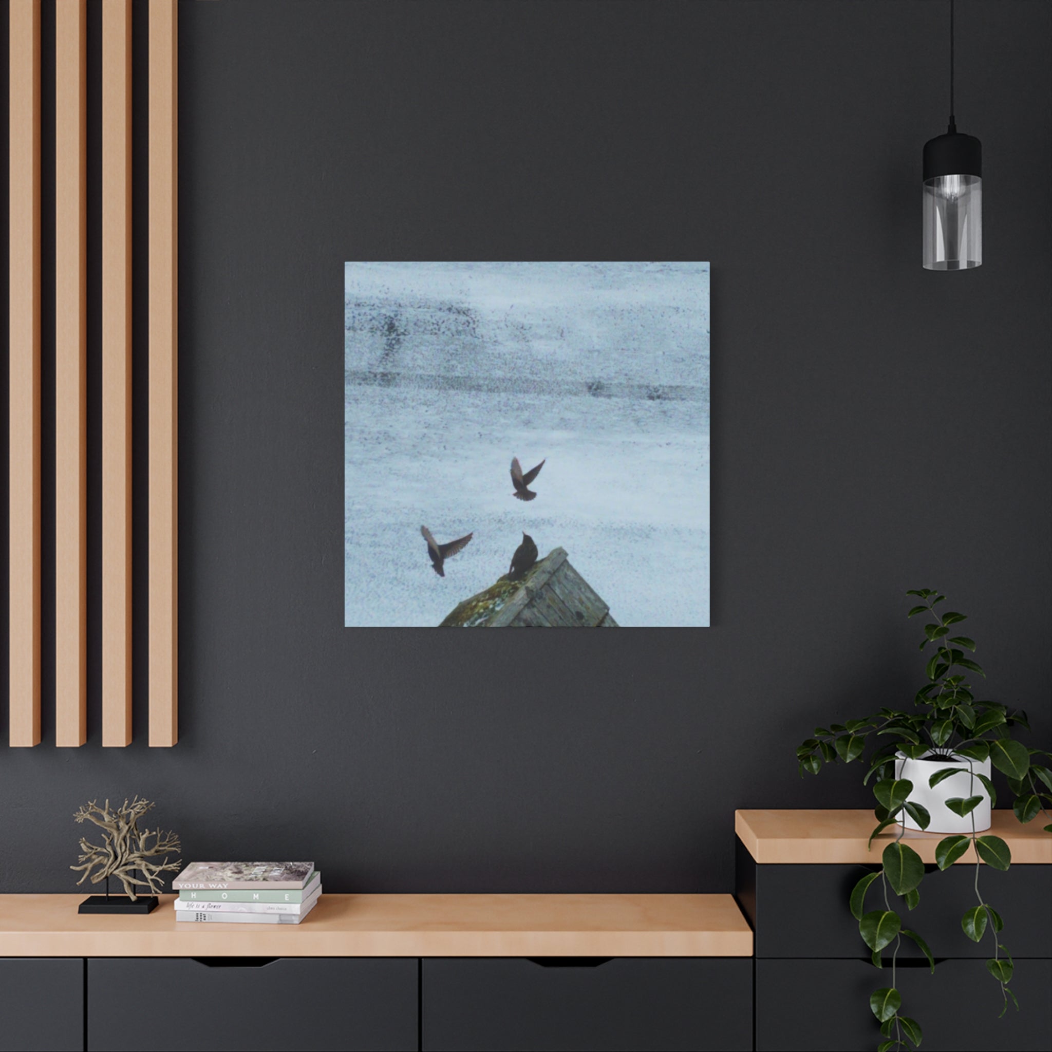 'Wave Goodbye Too' Matte Canvas, Stretched, 1.25" (Print On Sides)