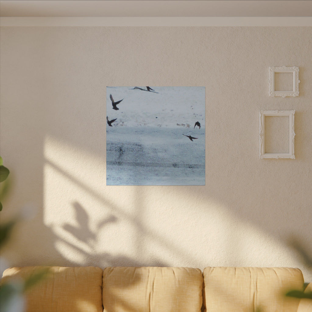 'Birds' Matte Canvas, Stretched, 0.75" (Print On Sides)