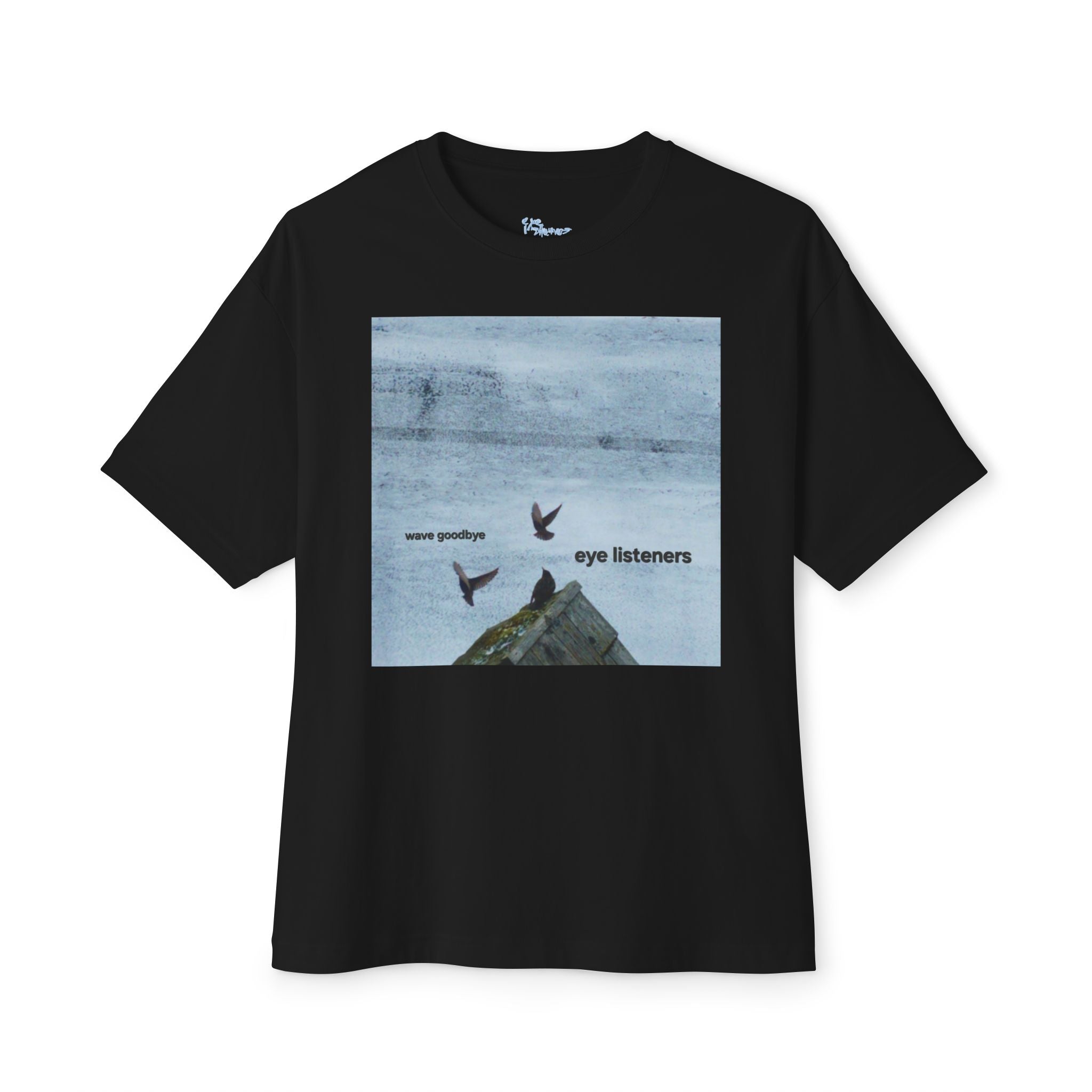 'Eye Listeners - Wave Goodbye' Unisex Oversized Boxy Tee