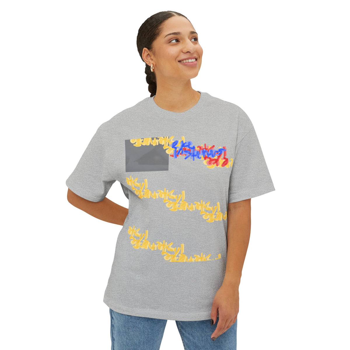 'You Don't Know What You're Gonna Say Three' Unisex Oversized Boxy Tee