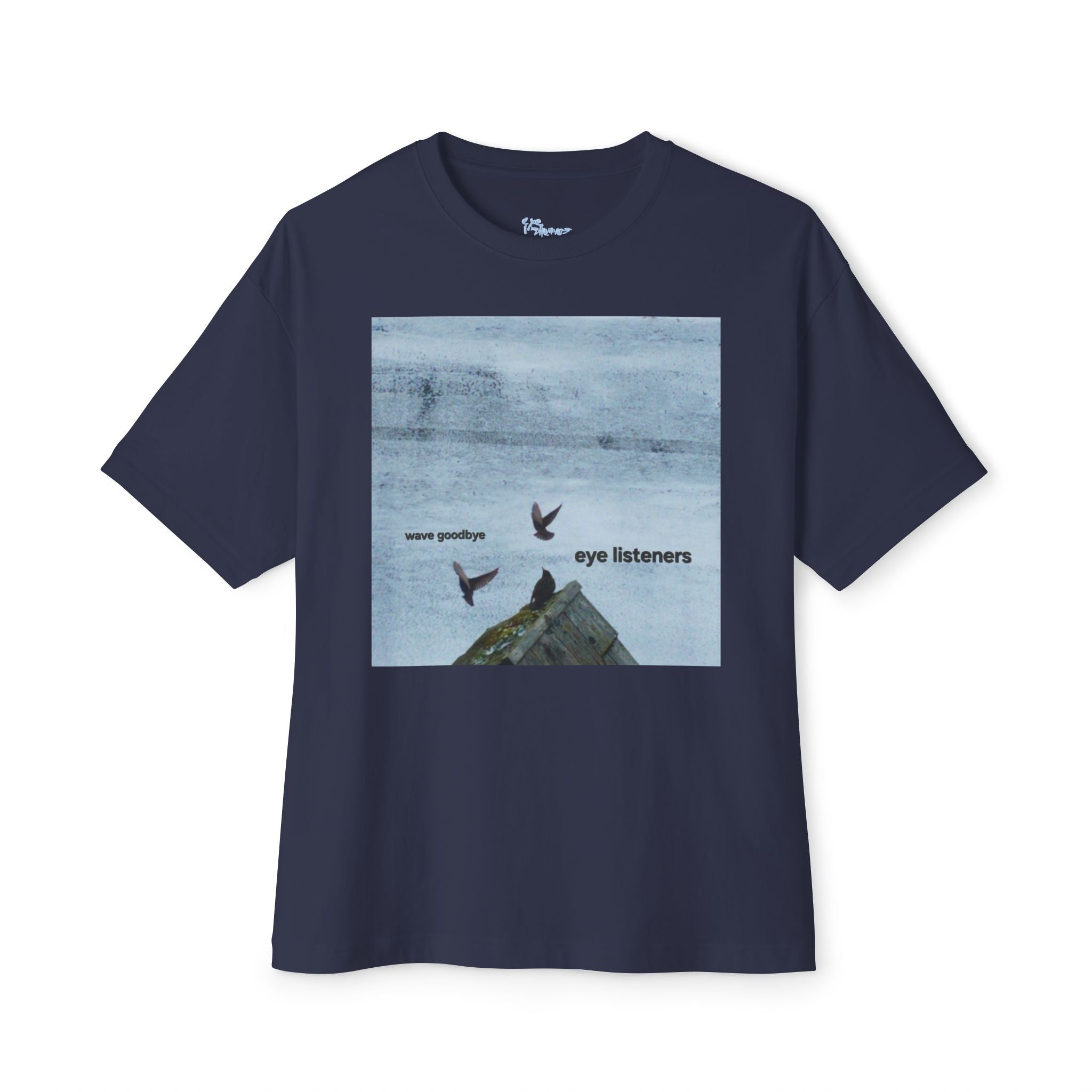 'Eye Listeners - Wave Goodbye' Unisex Oversized Boxy Tee