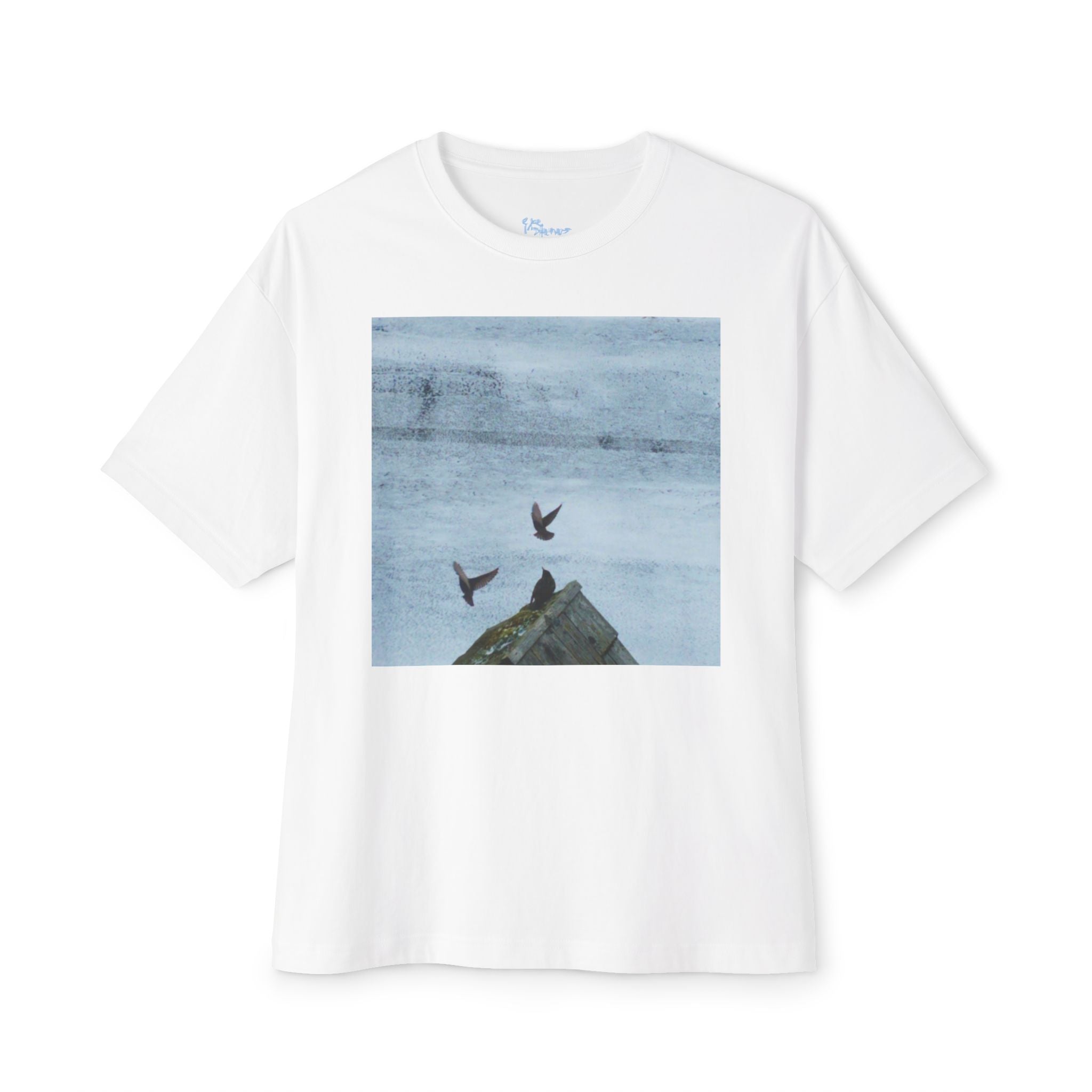 'Wave Goodbye Too' Unisex Oversized Boxy Tee