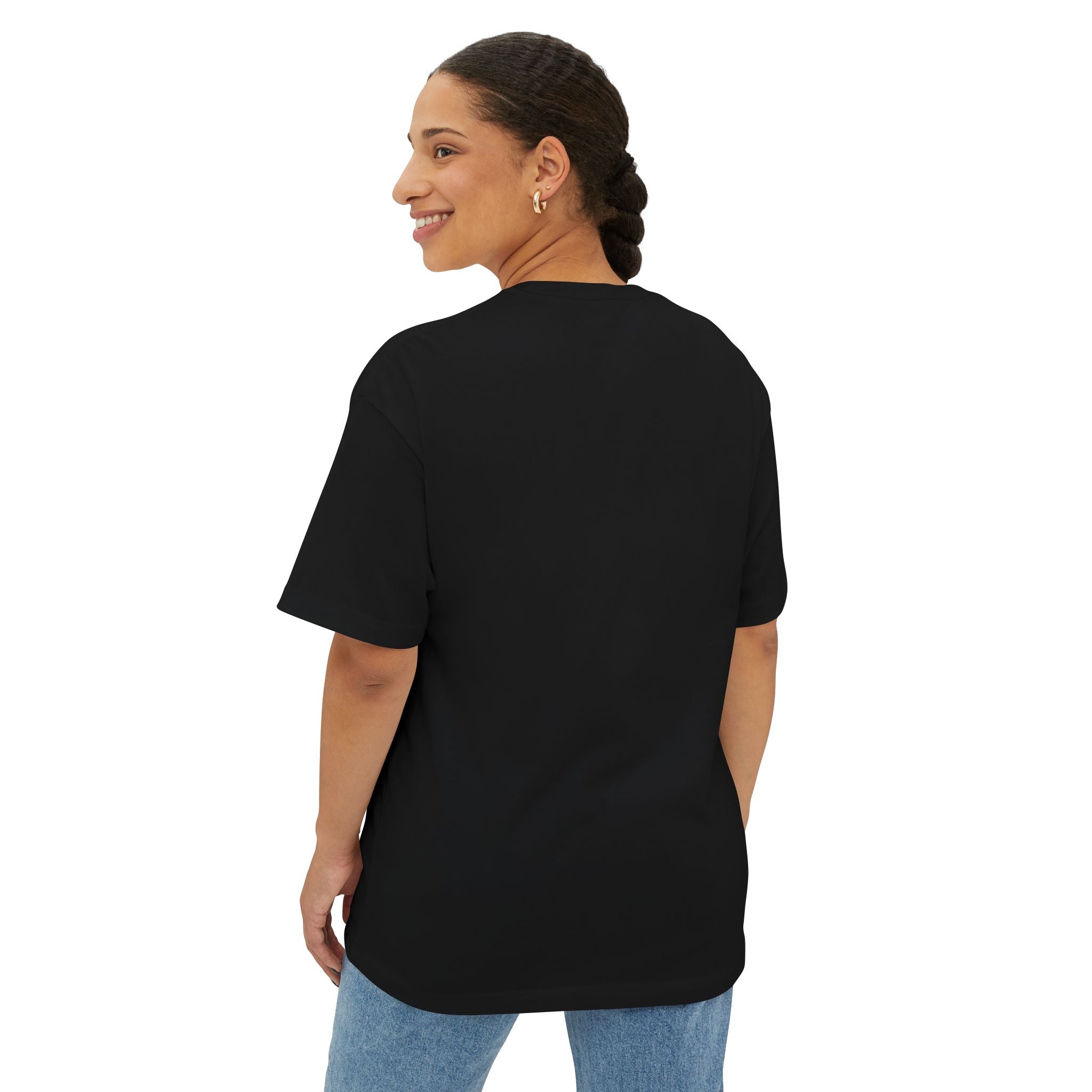 'Dislocation Records - Sun Yellow' Unisex Oversized Boxy Tee