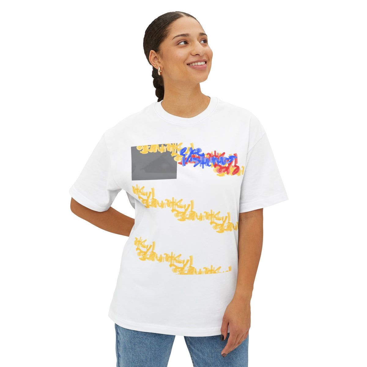'You Don't Know What You're Gonna Say Three' Unisex Oversized Boxy Tee