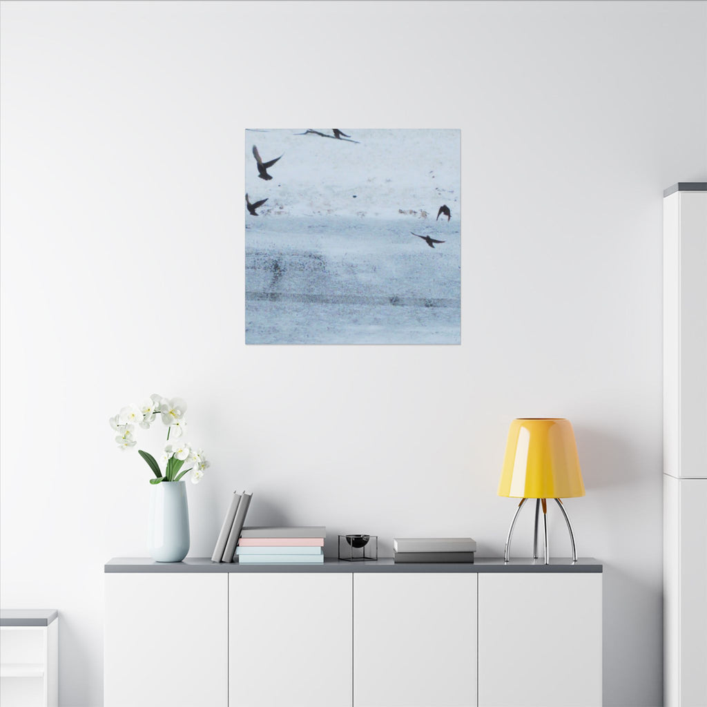 'Birds' Matte Canvas, Stretched, 0.75" (Print On Sides)