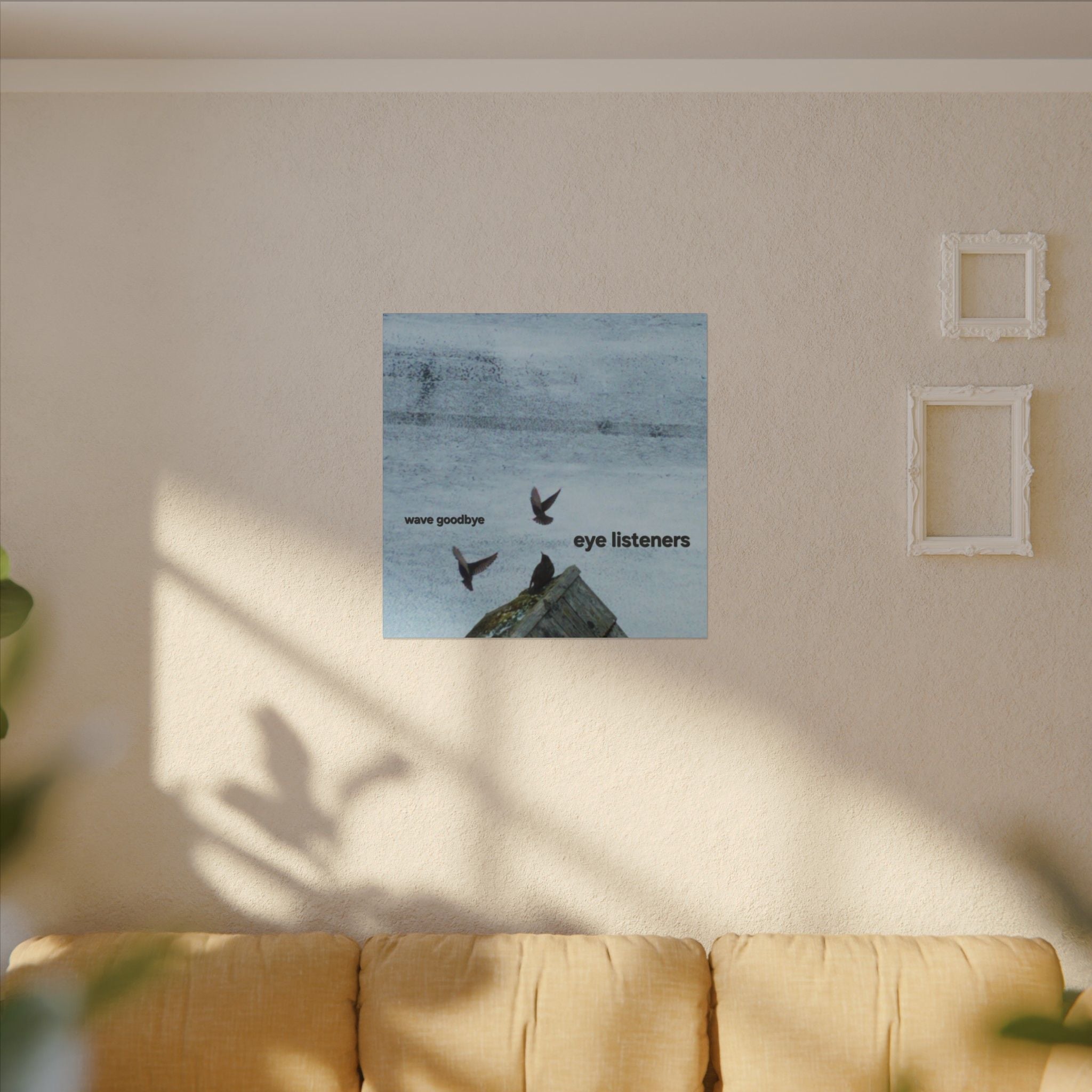 'Eye Listeners - Wave Goodbye' Matte Canvas, Stretched, 0.75" (Print On Sides)