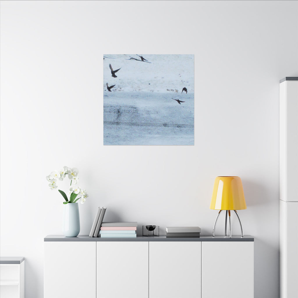 'Birds' Matte Canvas, Stretched, 0.75"