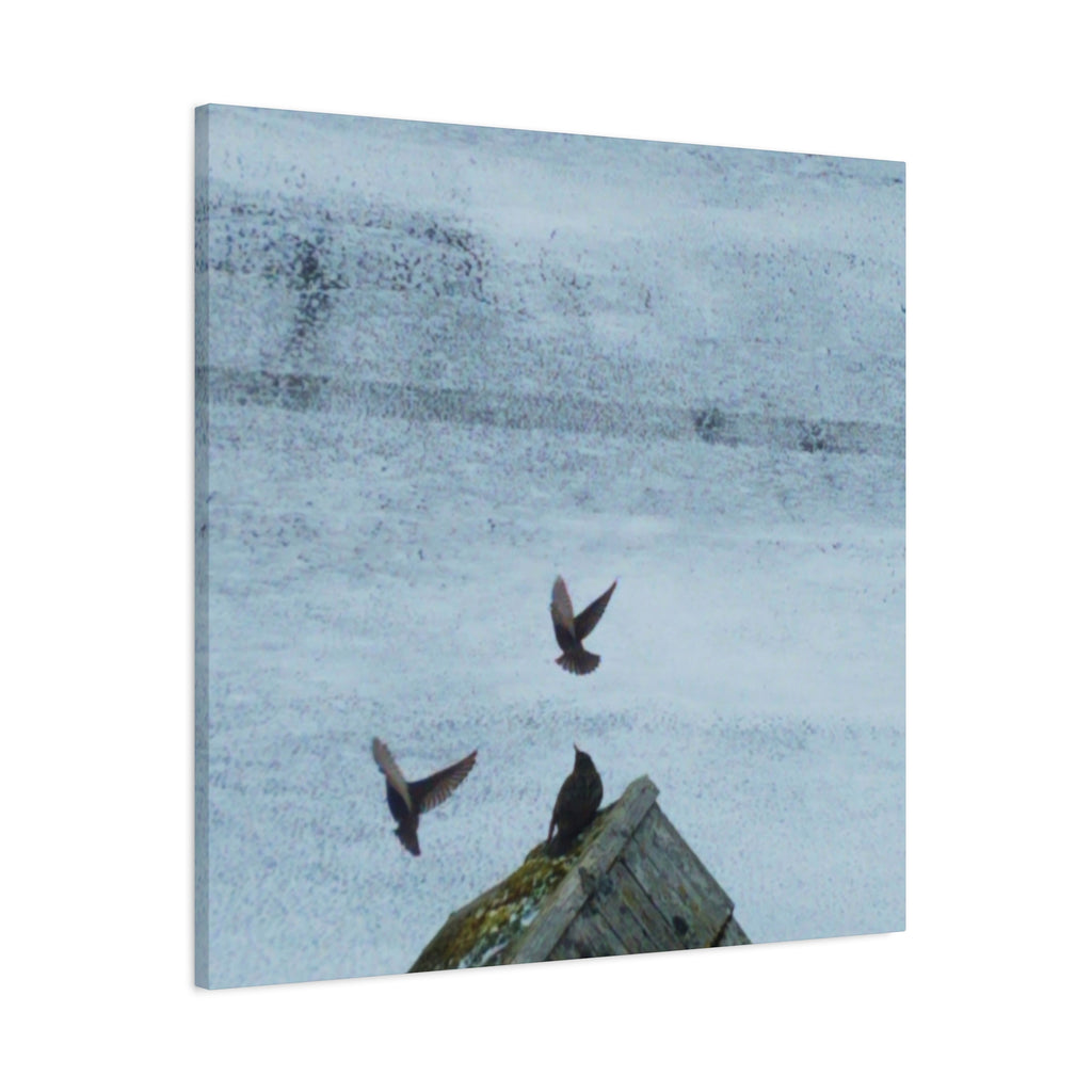 'Wave Goodbye Too' Matte Canvas, Stretched, 1.25" (Print On Sides)