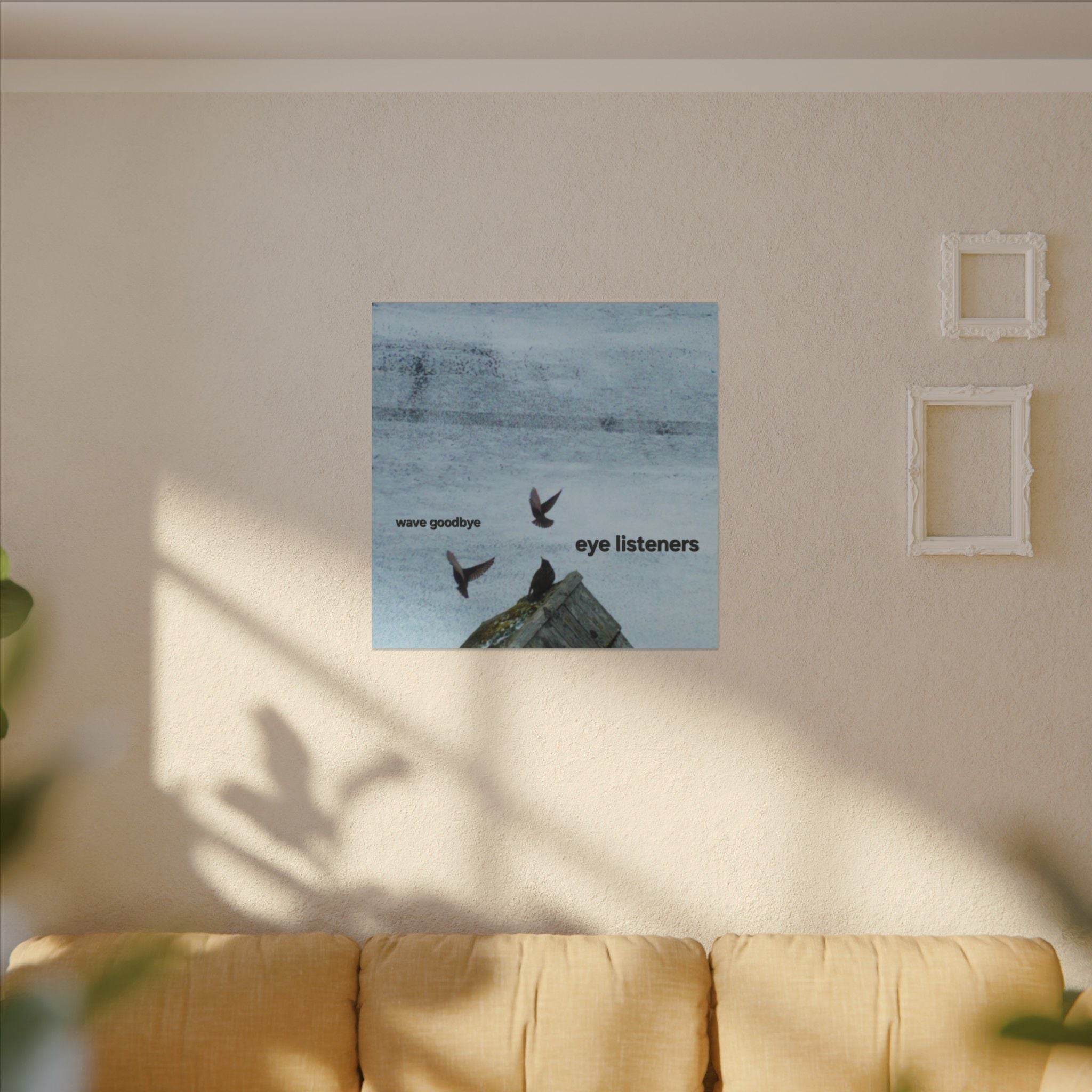 'Eye Listeners - Wave Goodbye' Matte Canvas, Stretched, 0.75" (Print On Sides)