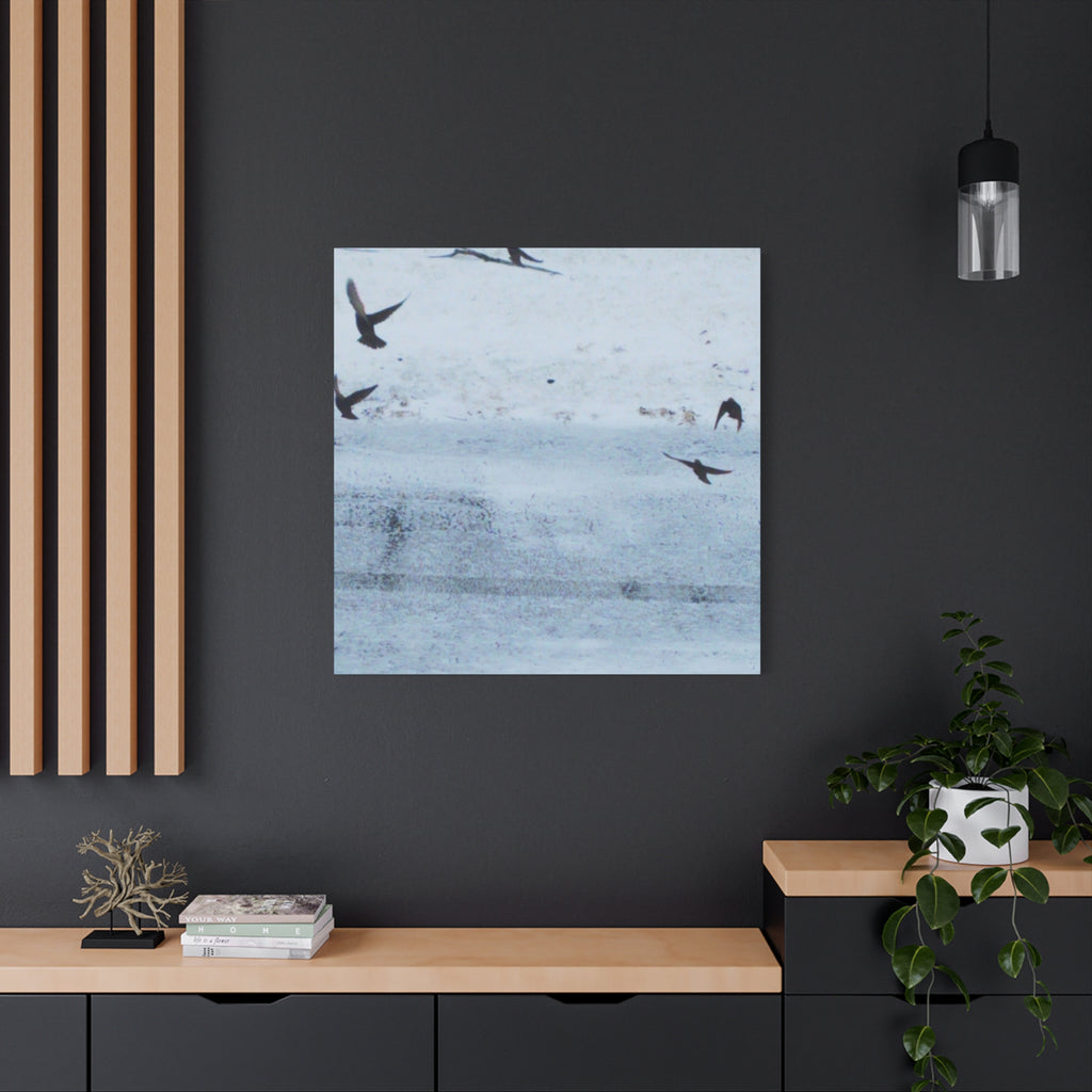 'Birds' Matte Canvas, Stretched, 1.25" (Print On Sides)