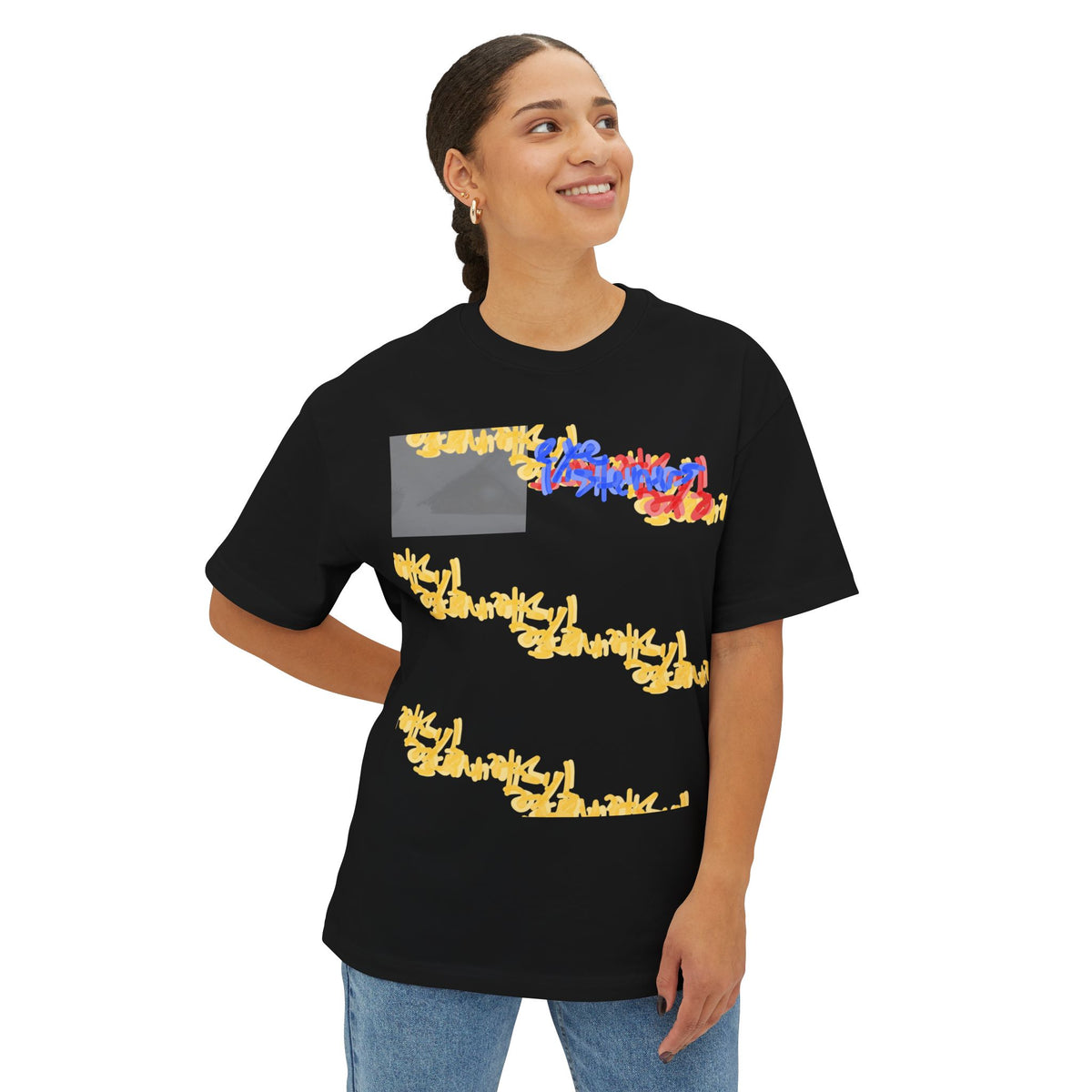 'You Don't Know What You're Gonna Say Three' Unisex Oversized Boxy Tee