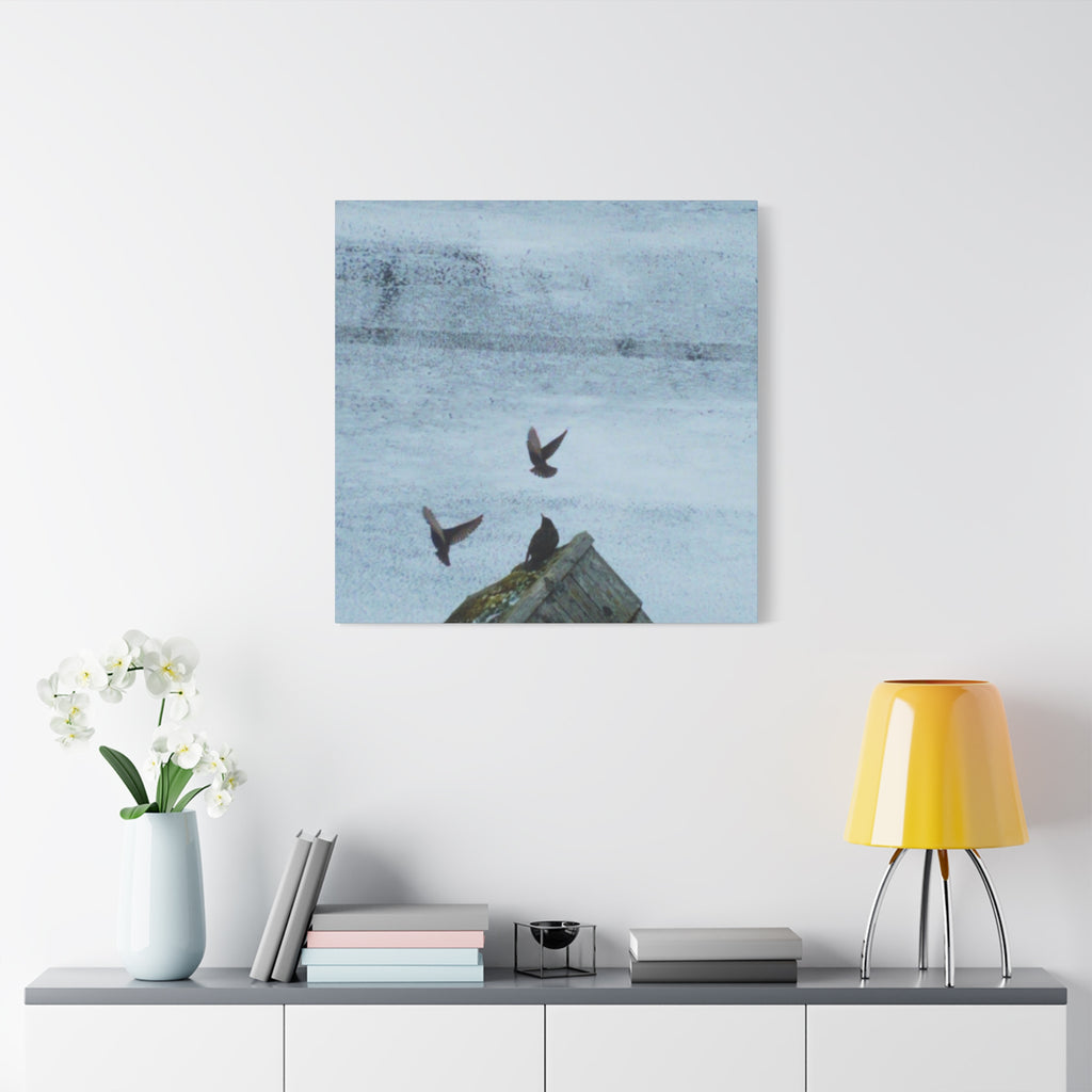 'Wave Goodbye Too' Matte Canvas, Stretched, 1.25" (Print On Sides)