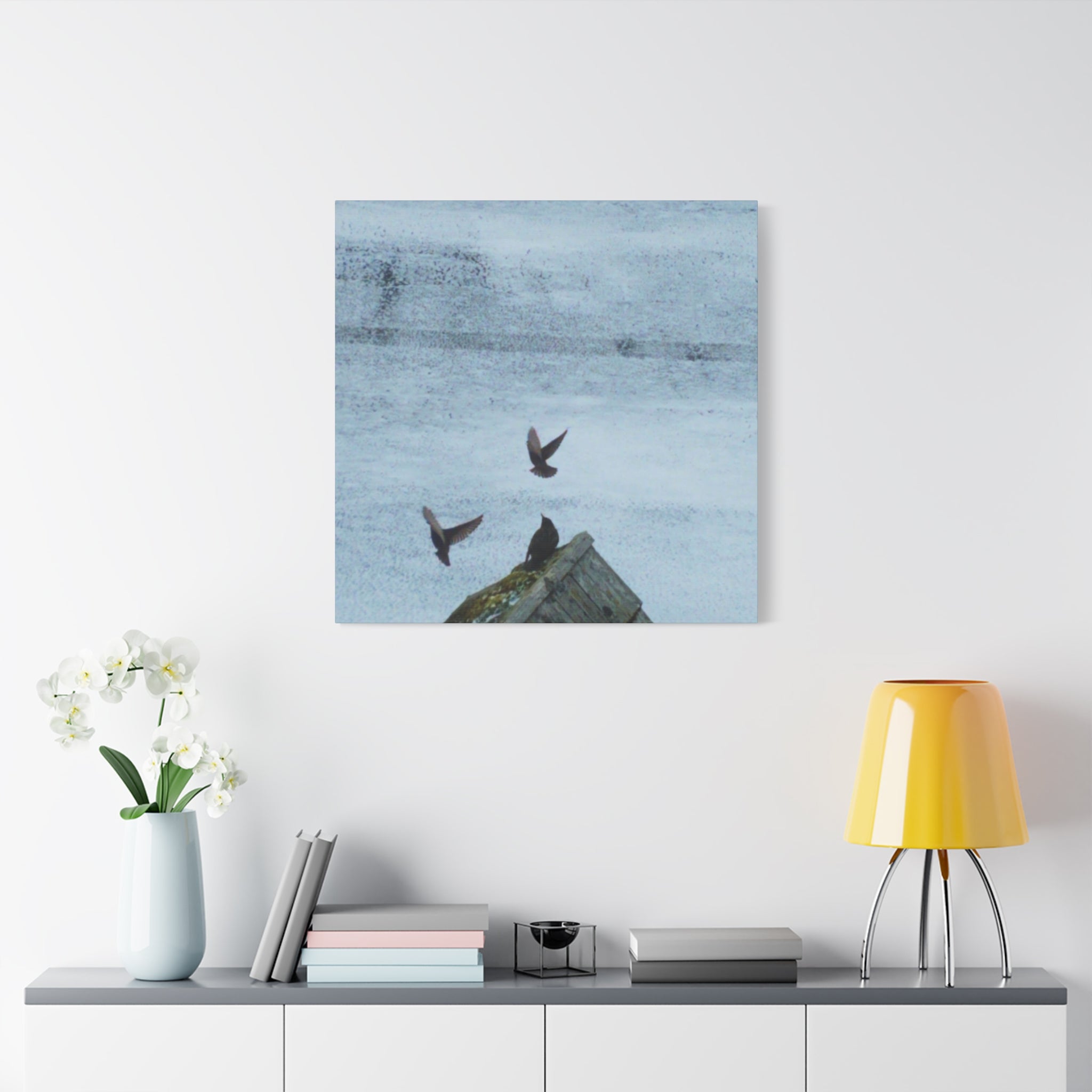 'Wave Goodbye Too' Matte Canvas, Stretched, 1.25" (Print On Sides)