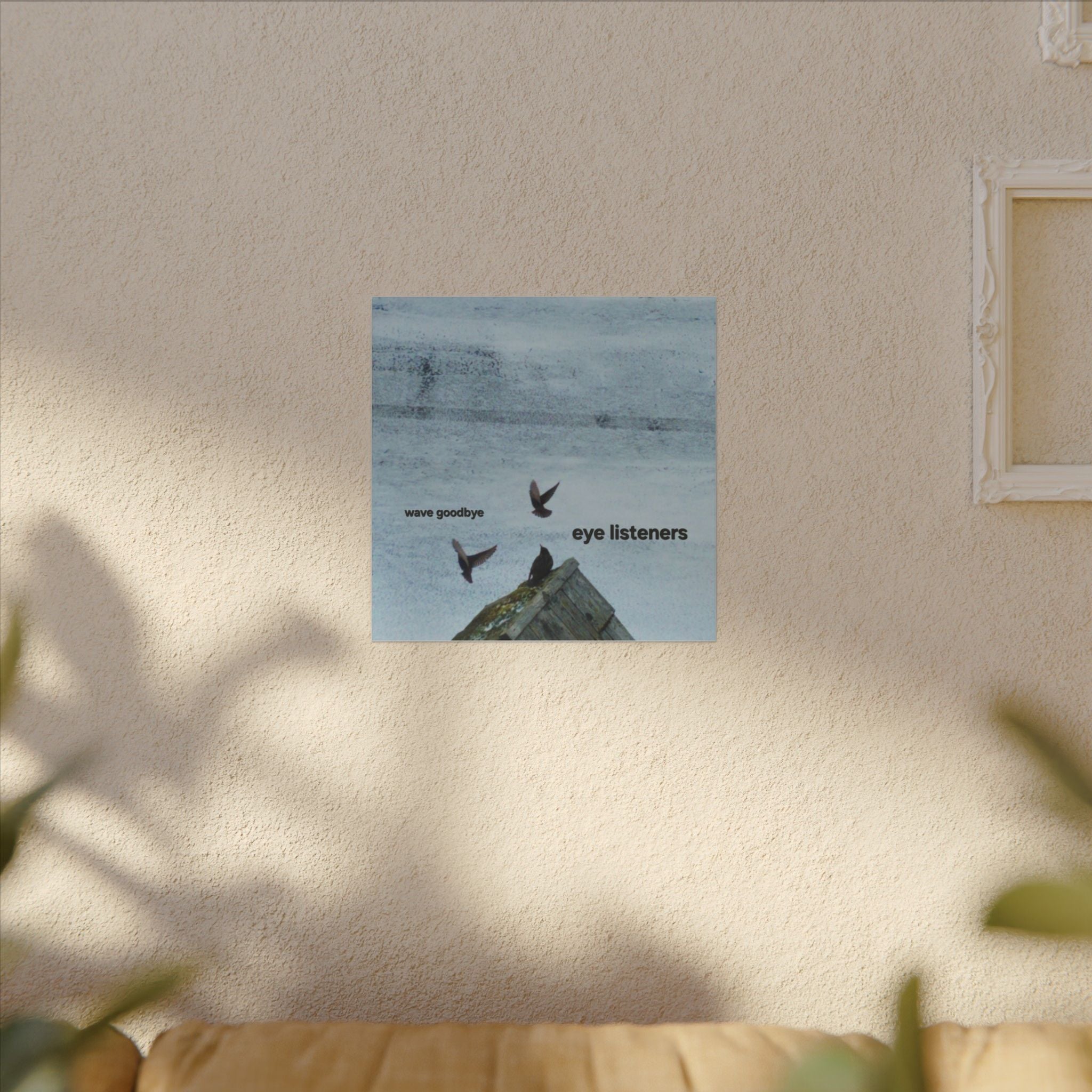 'Eye Listeners - Wave Goodbye' Matte Canvas, Stretched, 0.75"
