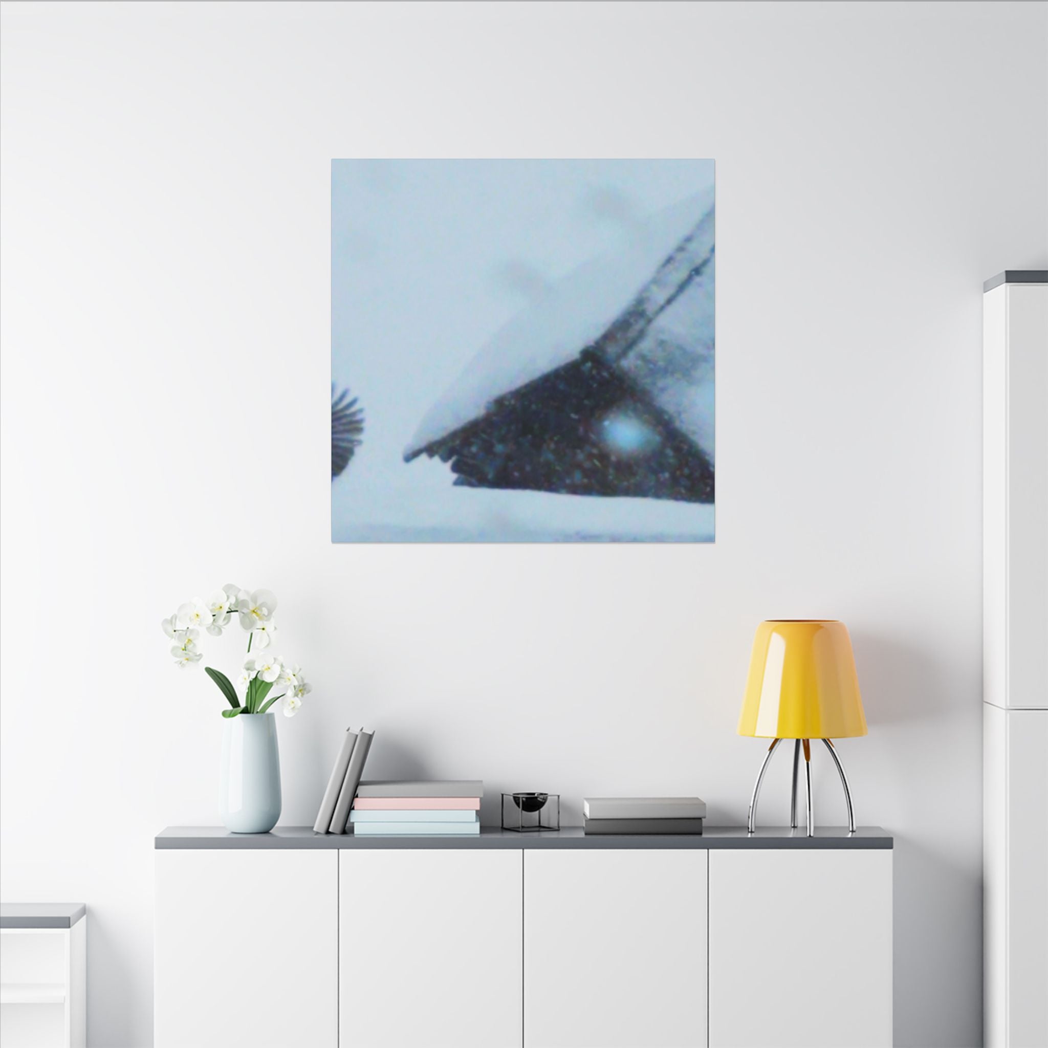 'Wave Goodbye' Matte Canvas, Stretched, 0.75" (Print On Sides)