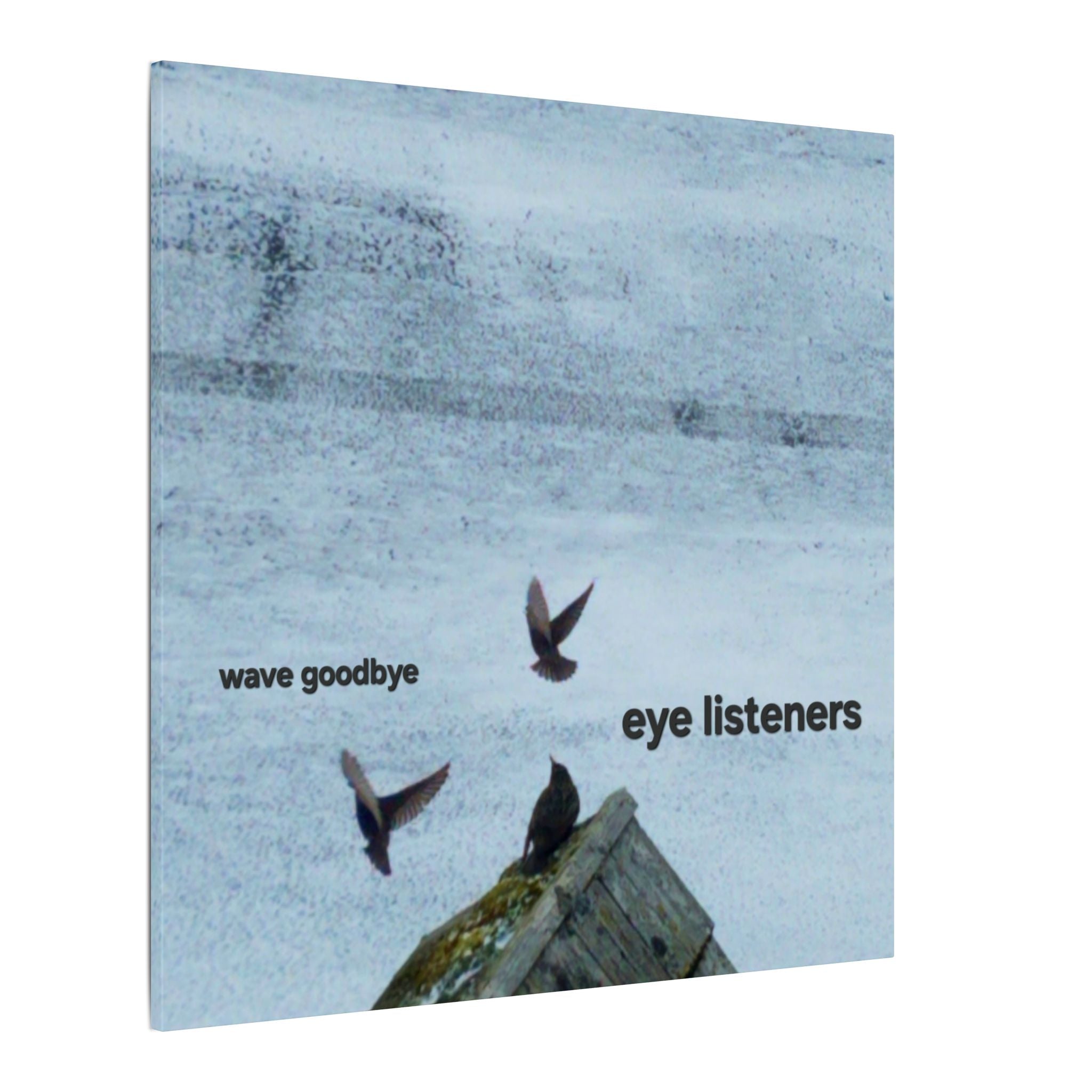 'Eye Listeners - Wave Goodbye' Matte Canvas, Stretched, 0.75" (Print On Sides)