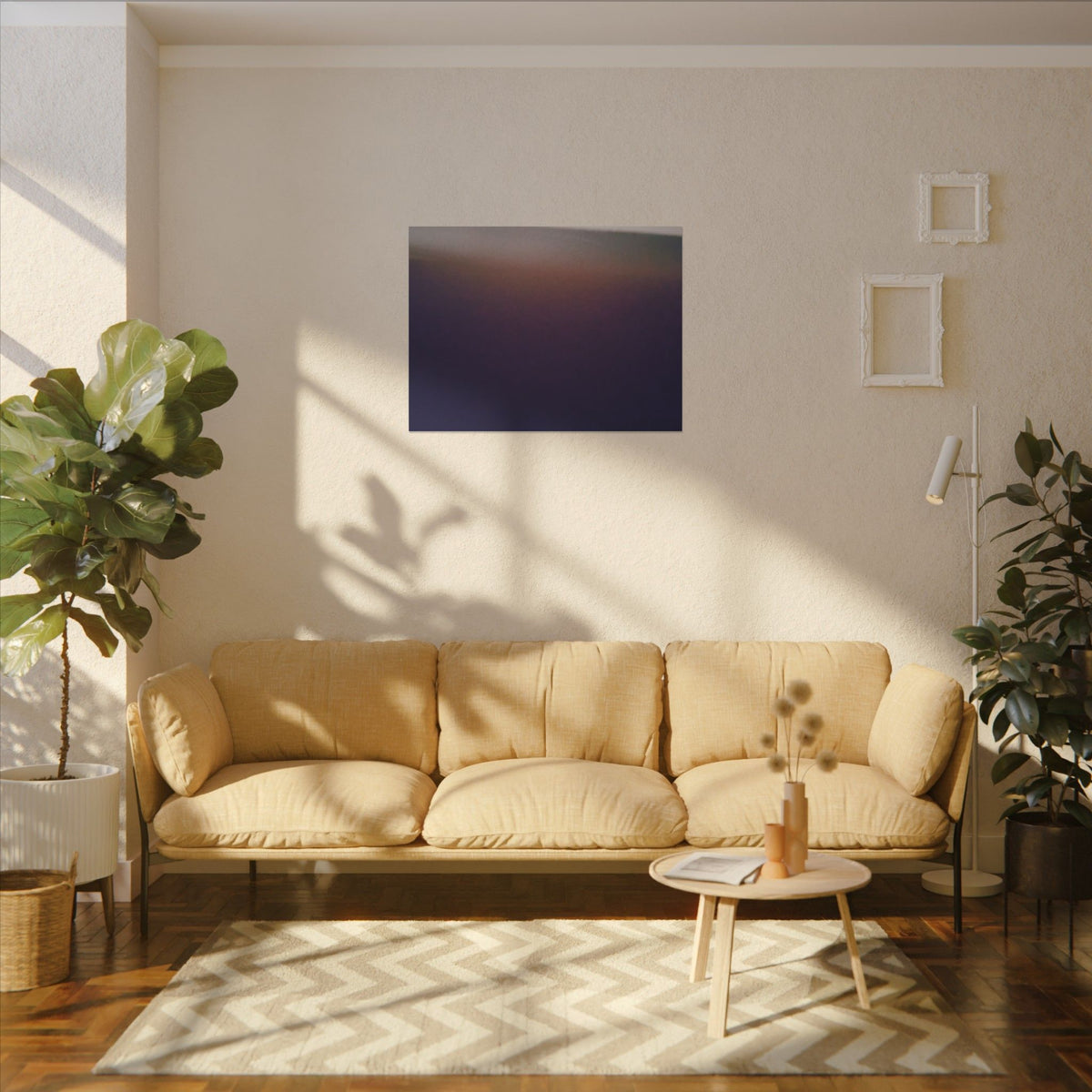 'Lakenight Myst' Matte Canvas, Stretched, 0.75" (Print On Sides)