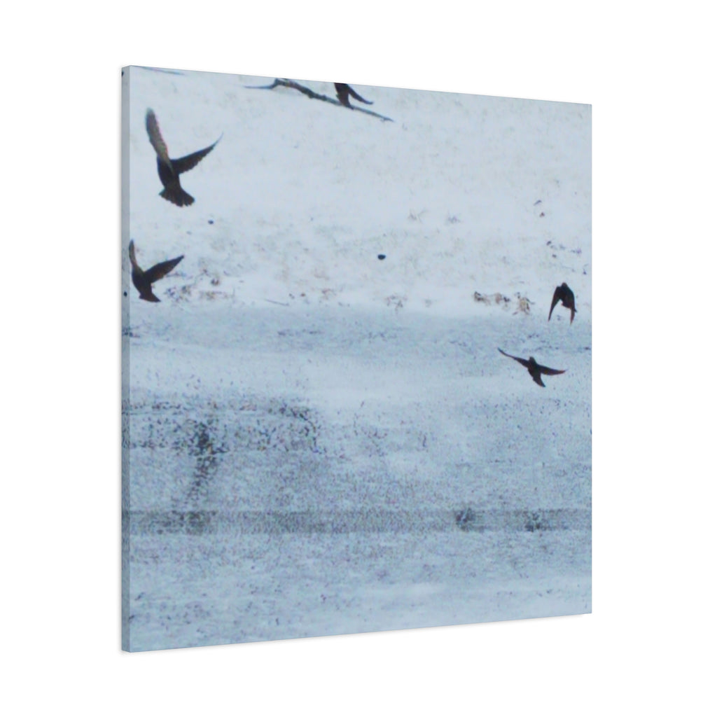 'Birds' Matte Canvas, Stretched, 1.25" (Print On Sides)