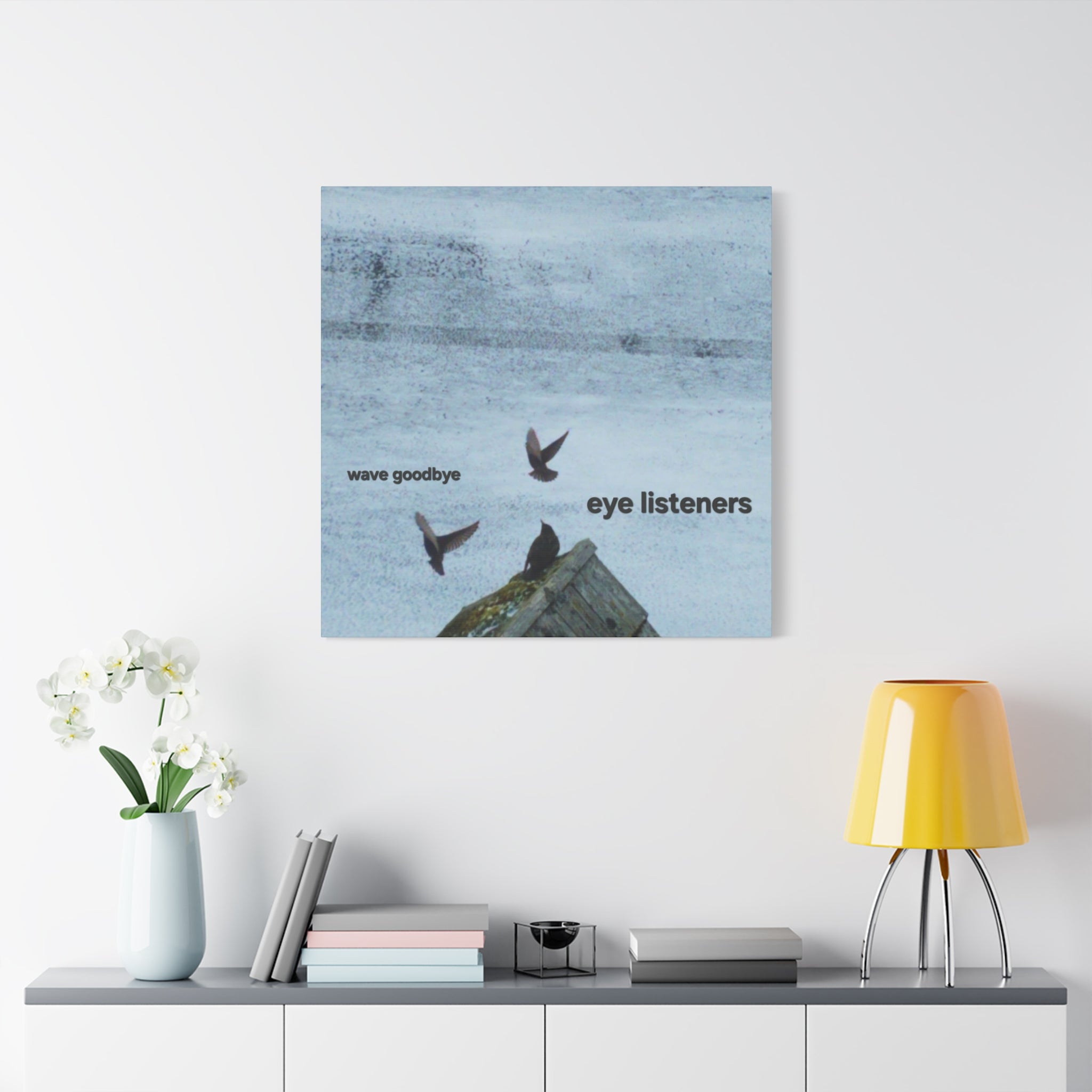 'Eye Listeners - Wave Goodbye' Matte Canvas, Stretched, 1.25" (Print On Sides)