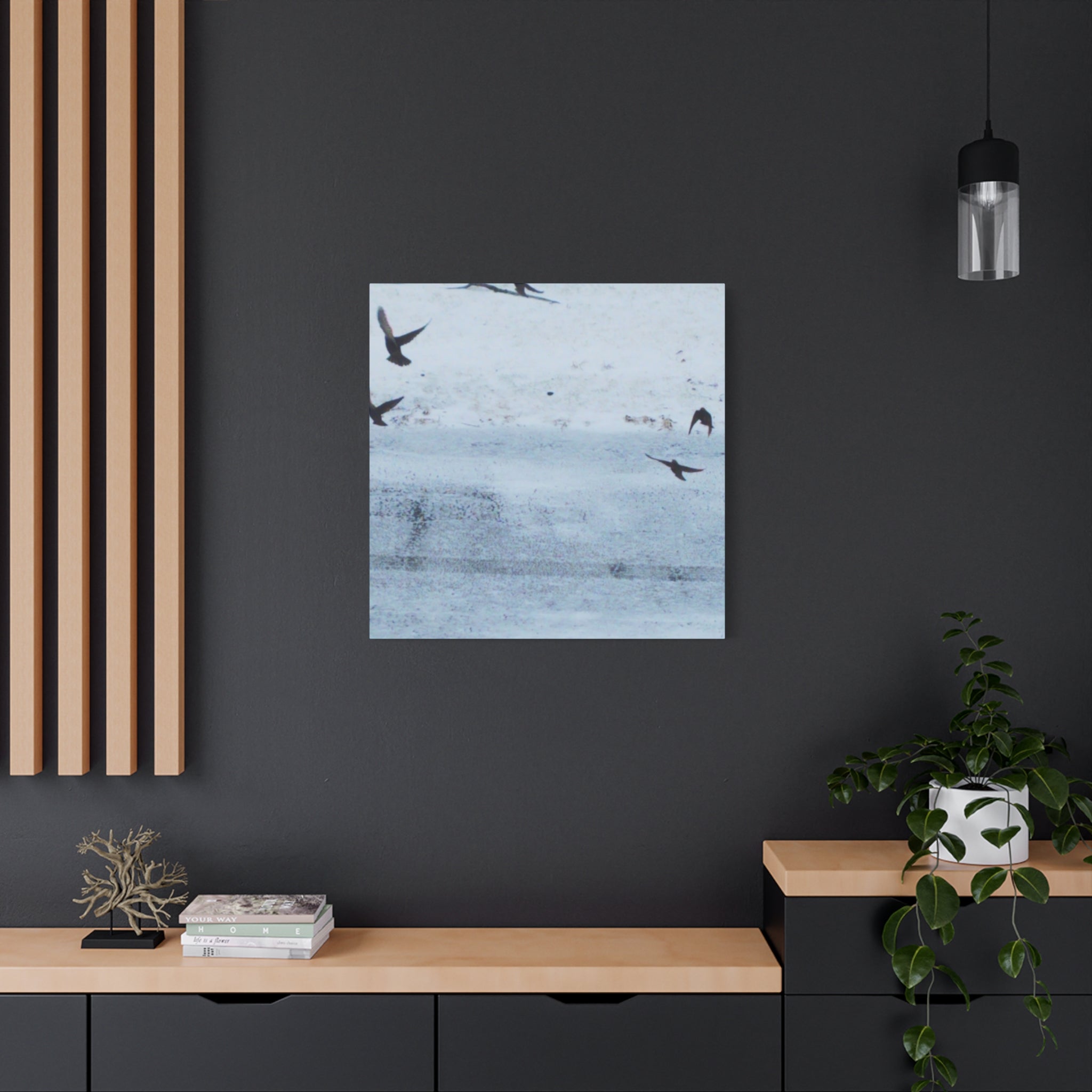 'Birds' Matte Canvas, Stretched, 1.25" (Print On Sides)