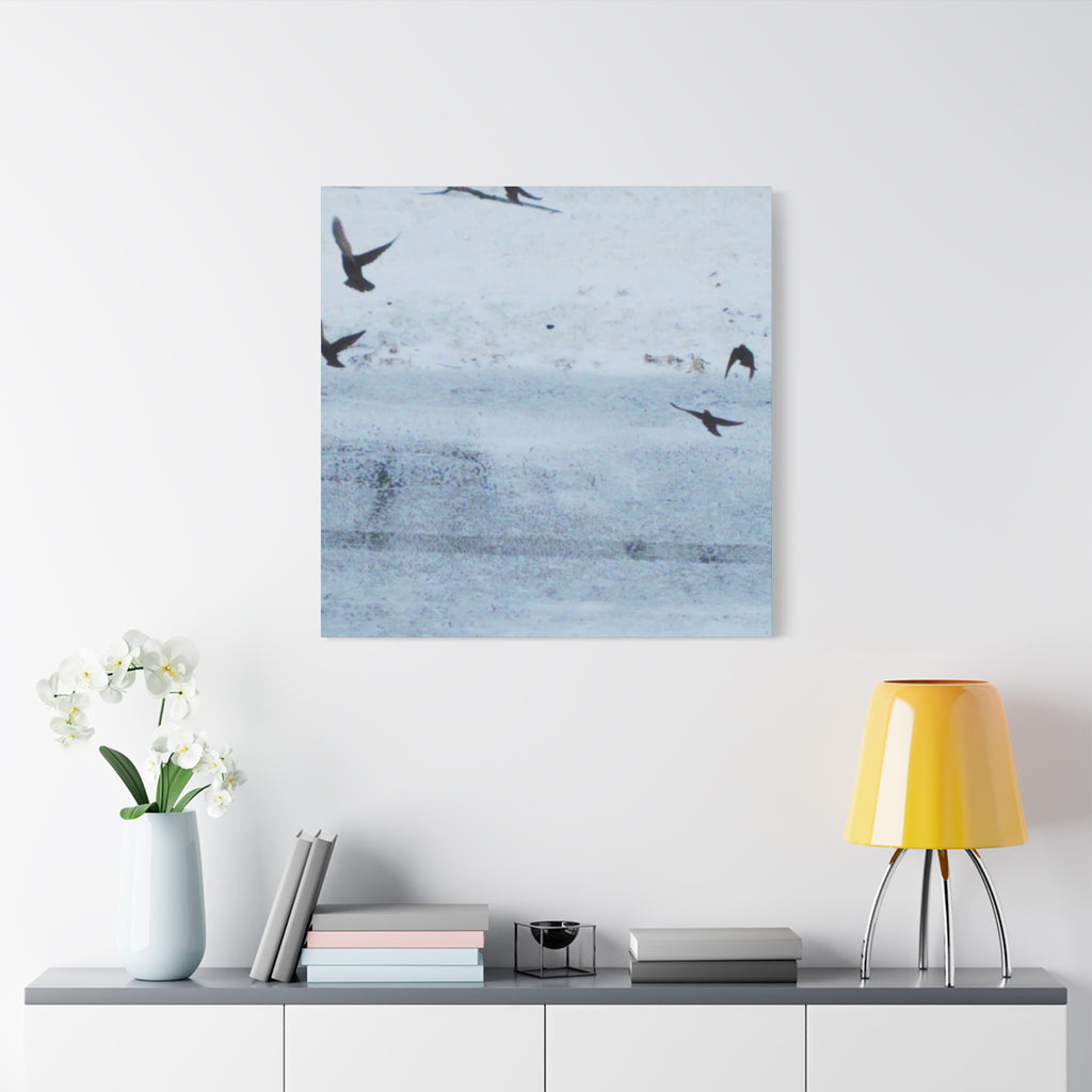 'Birds' Matte Canvas, Stretched, 1.25" (Print On Sides)