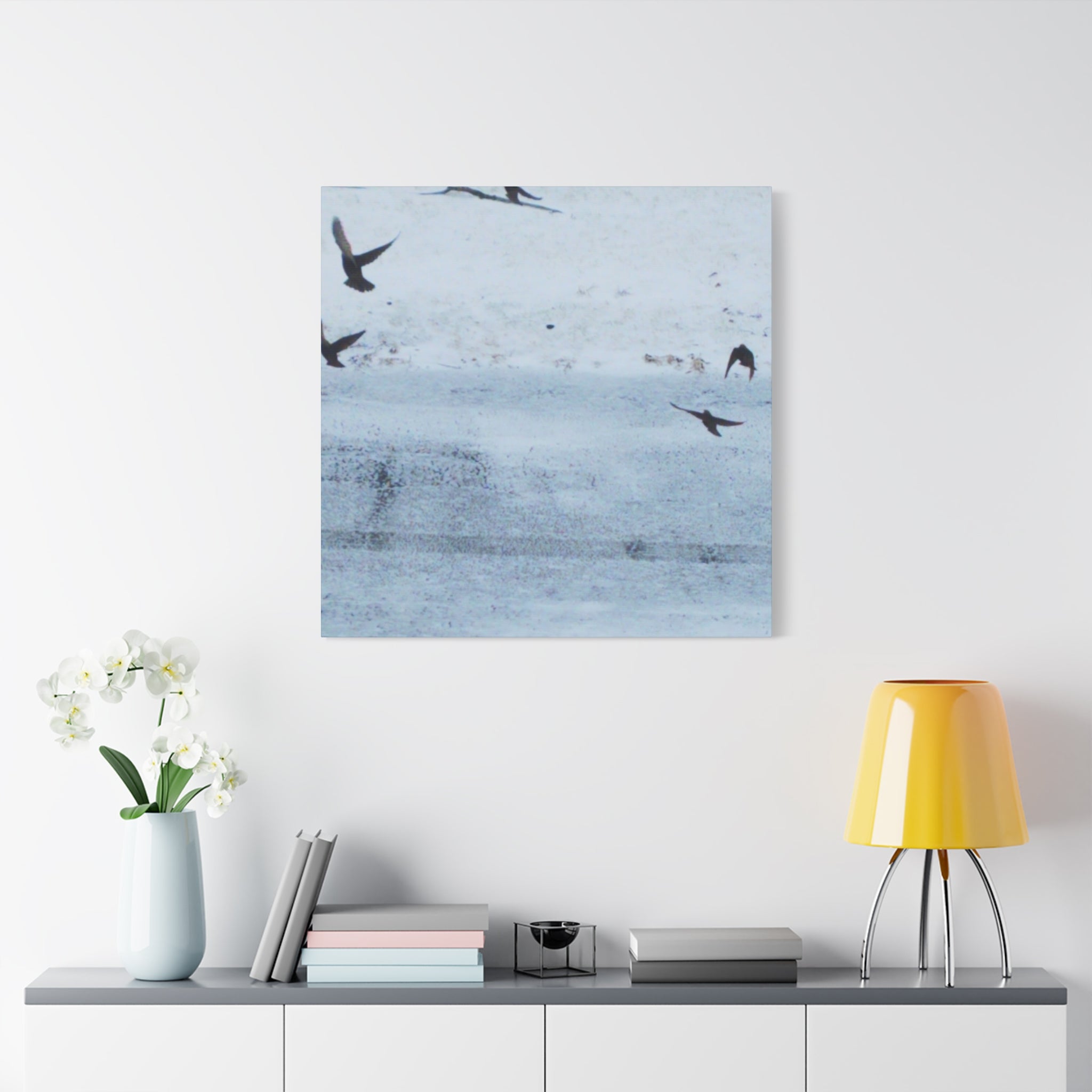 'Birds' Matte Canvas, Stretched, 1.25" (Print On Sides)