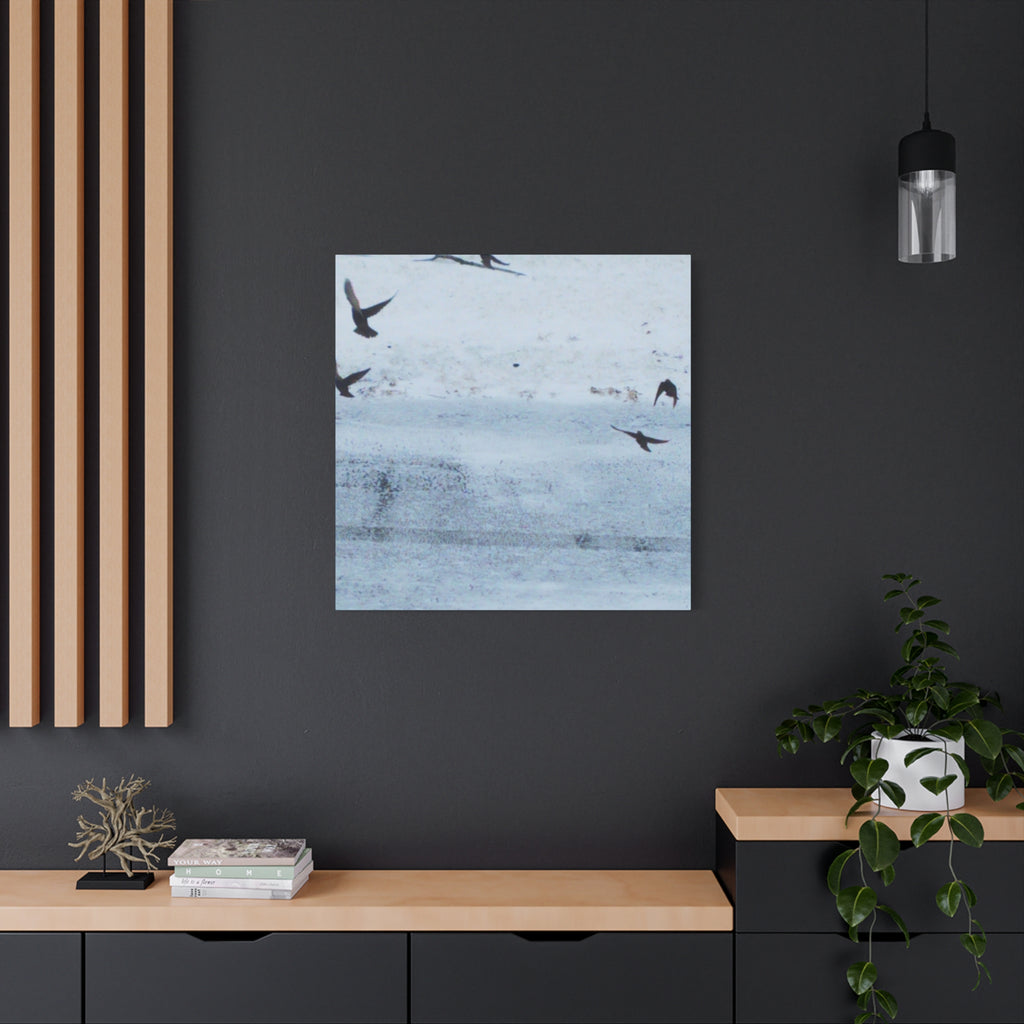'Birds' Matte Canvas, Stretched, 1.25" (Print On Sides)