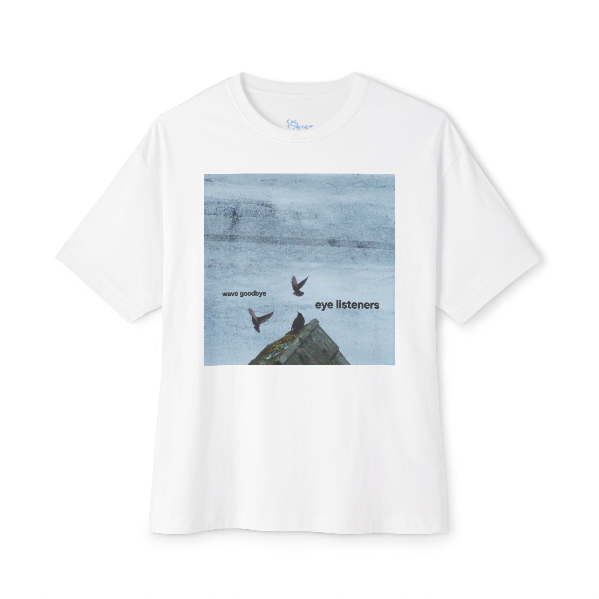 'Eye Listeners - Wave Goodbye' Unisex Oversized Boxy Tee
