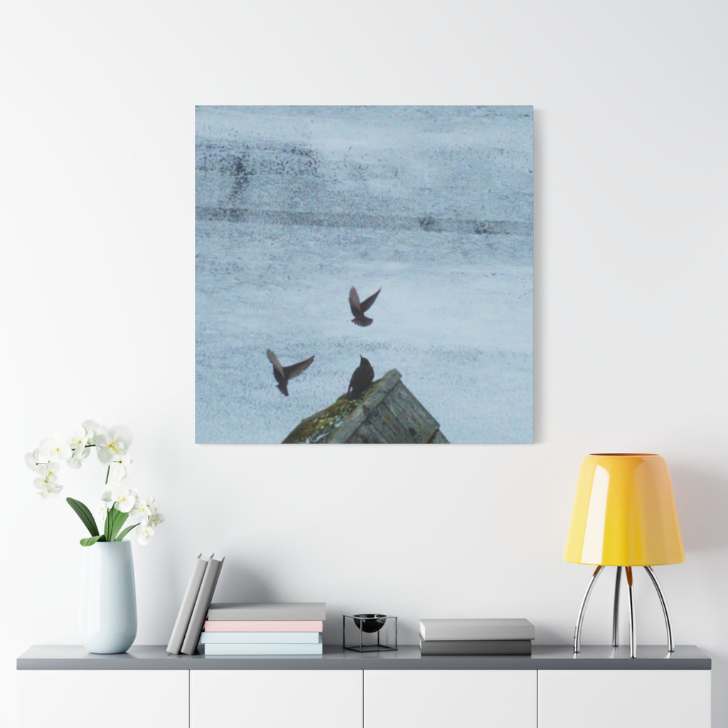 'Wave Goodbye Too' Matte Canvas, Stretched, 1.25" (Print On Sides)