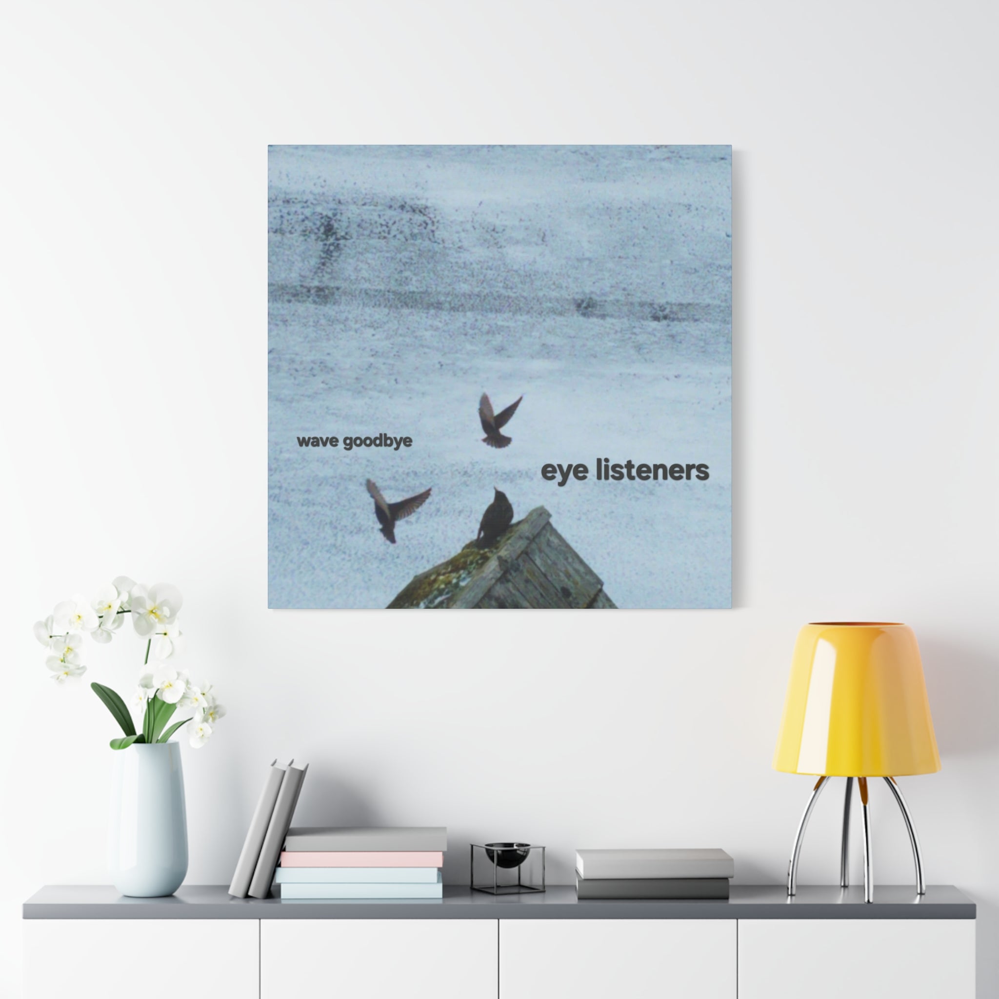 'Eye Listeners - Wave Goodbye' Matte Canvas, Stretched, 1.25" (Print On Sides)